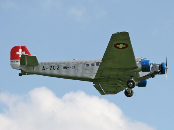 Junkers JU-52 HB-HOT ex A-702 der Luftwaffe