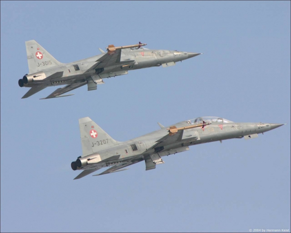 Swiss - Air Force Tiger F-5E J-3015 Tiger F-5F J-3207